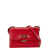 グッチ ズゥミ ショルダーバッグ 576388 レッド レザー レディース GUCCI 【中古】